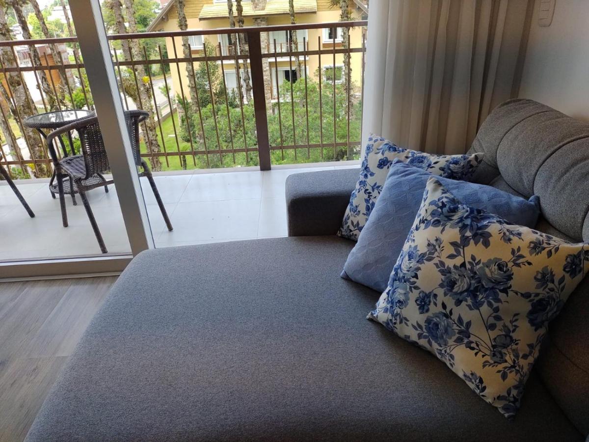 Excelente Apartamento Em Gramado/Rs No Condominio Casa De Pedra Bagian luar foto