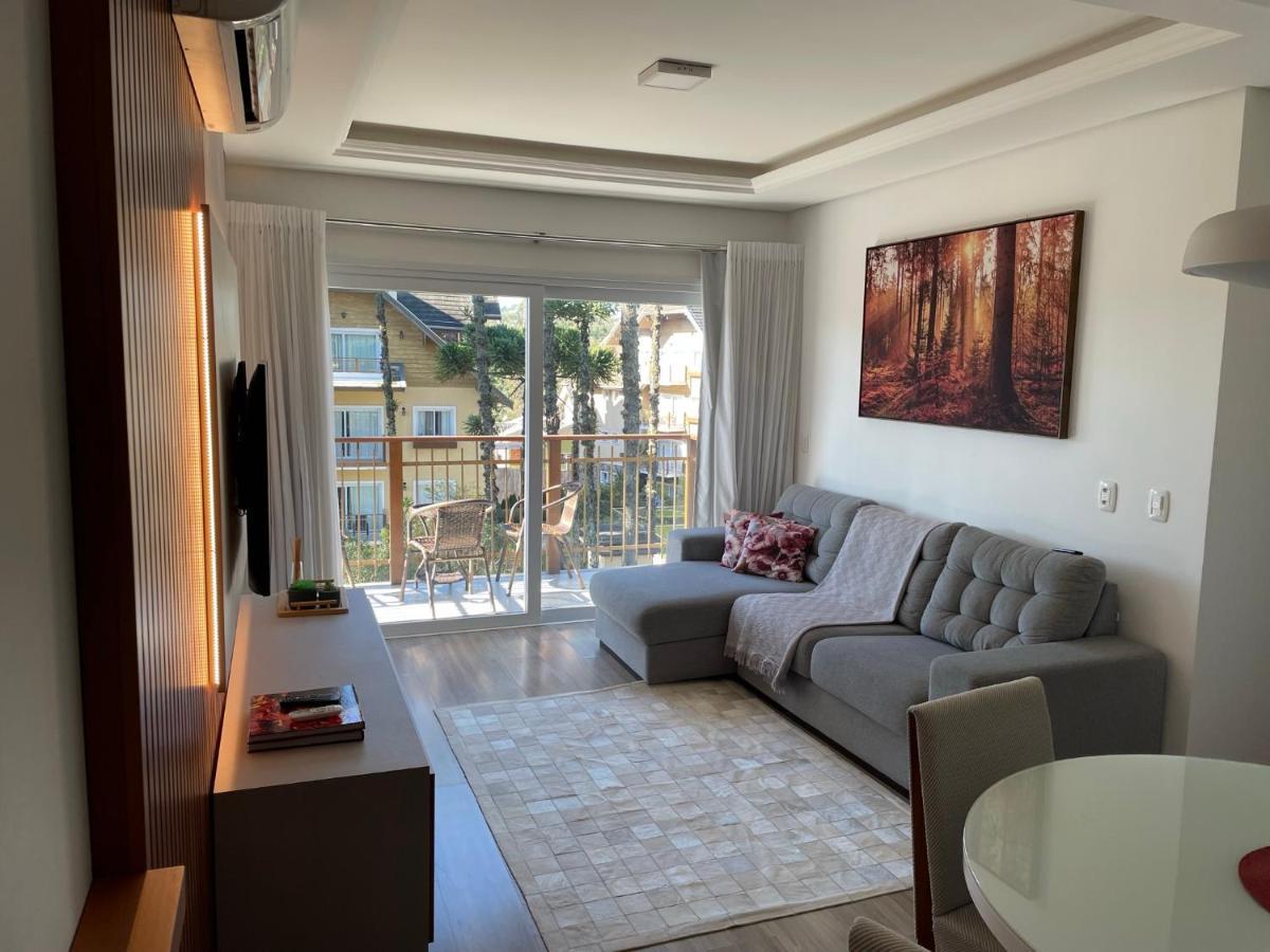 Excelente Apartamento Em Gramado/Rs No Condominio Casa De Pedra Bagian luar foto